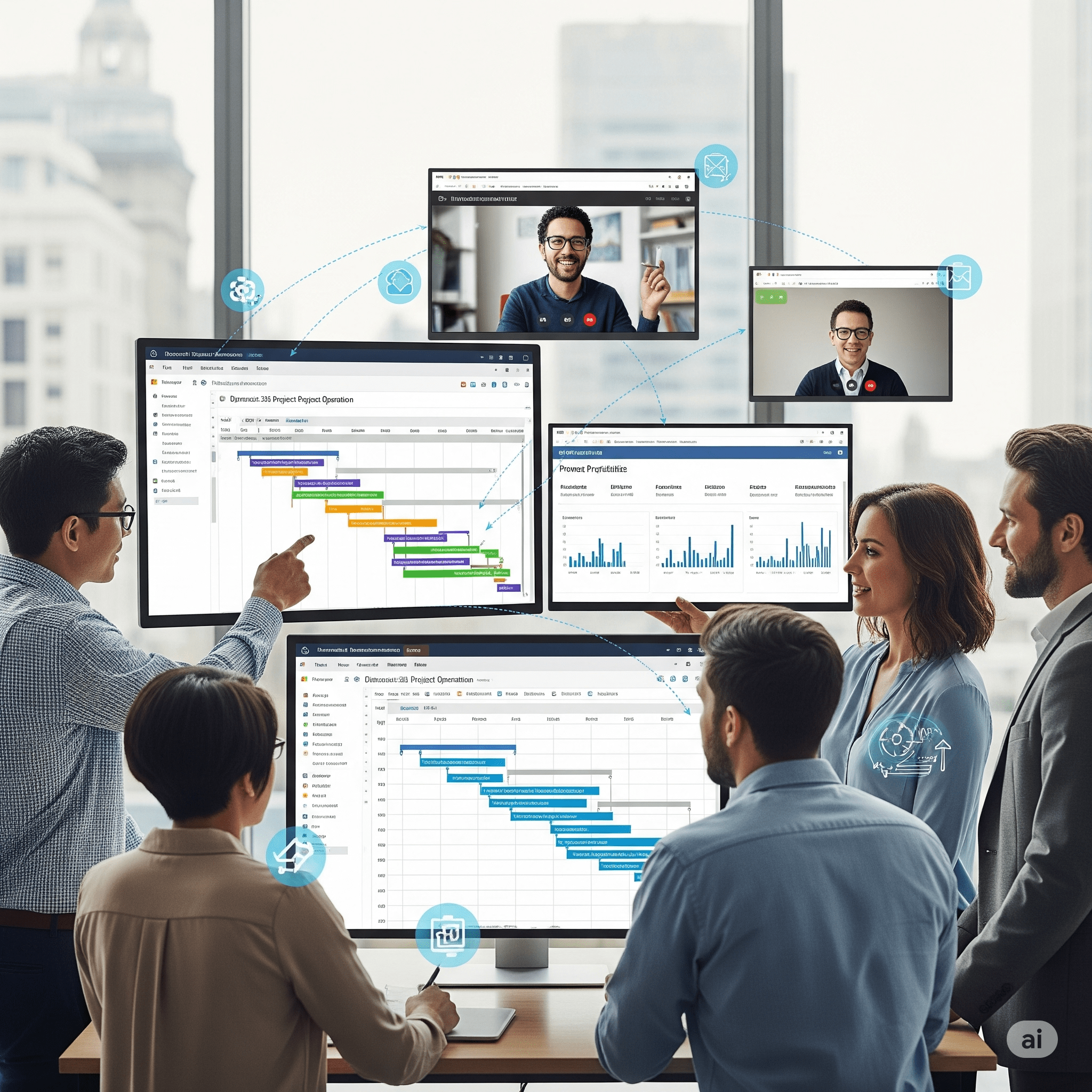 Professional Services Automation در داینامیکس 365 لوناتک نرم افزار